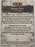 Adam Cole 2018 WWE Topps Undisputed Card #22/25 (Only 25 Made)