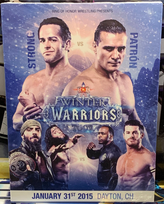 ROH Ring of Honor DVD (Sealed) “Winter Warriors” 1/31/2015 (ADR, Roderick Strong, Young Bucks,  Briscoes)