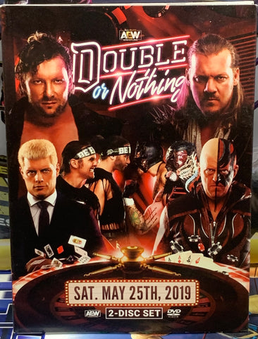 AEW DVD (2-Disc Set) “Double or Nothing 2019” (Cody, Jericho, Omega, Young Bucks & so much more)