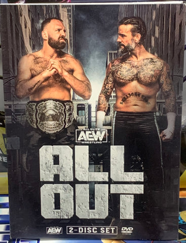 AEW DVD (2-Disc Set) “All Out 2022” (CM Punk, Jon Moxley, Jericho & so much more)