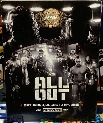 AEW DVD (2-Disc Set) ALL OUT 2019 (Pac, Kenny Omega, Cody, Darby & so much more)