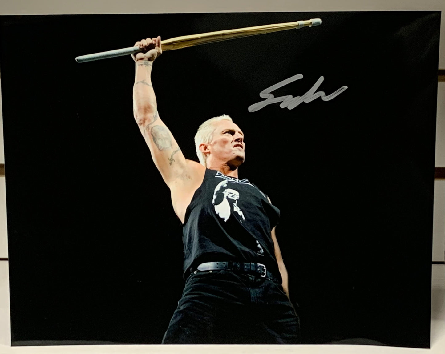 The Sandman Signed 8x10 Color Photo ECW (Comes w/COA)