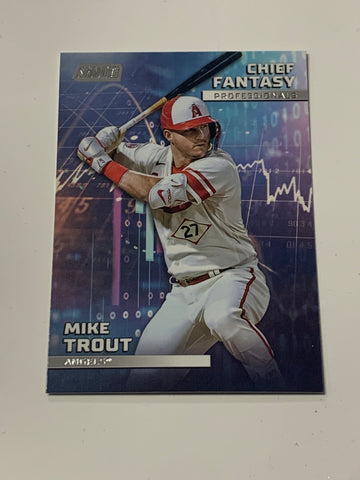 Mike Trout 2023 Topps Stadium Club “Chief Fantasy” Insert Card