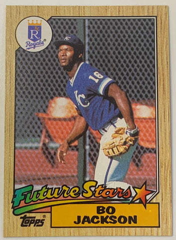 Bo Jackson 1987 Topps Rookie Future Stars Card