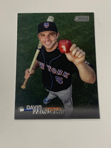 David Wright 2023 Topps Stadium Club Card (Mets Captain)