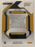 Oba Femi 2024 WWE NXT Panini Prizm Emergent Rookie Card