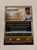 Francisco Lindor 2023 Topps Stadium Club Card Mets