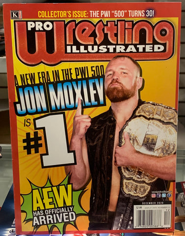 PWI Pro Wrestling Illustrated Magazine “PWI 500” December 2020 JON MOXLEY