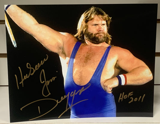 Hacksaw Jim Duggan Signed 8x10 Photo COA