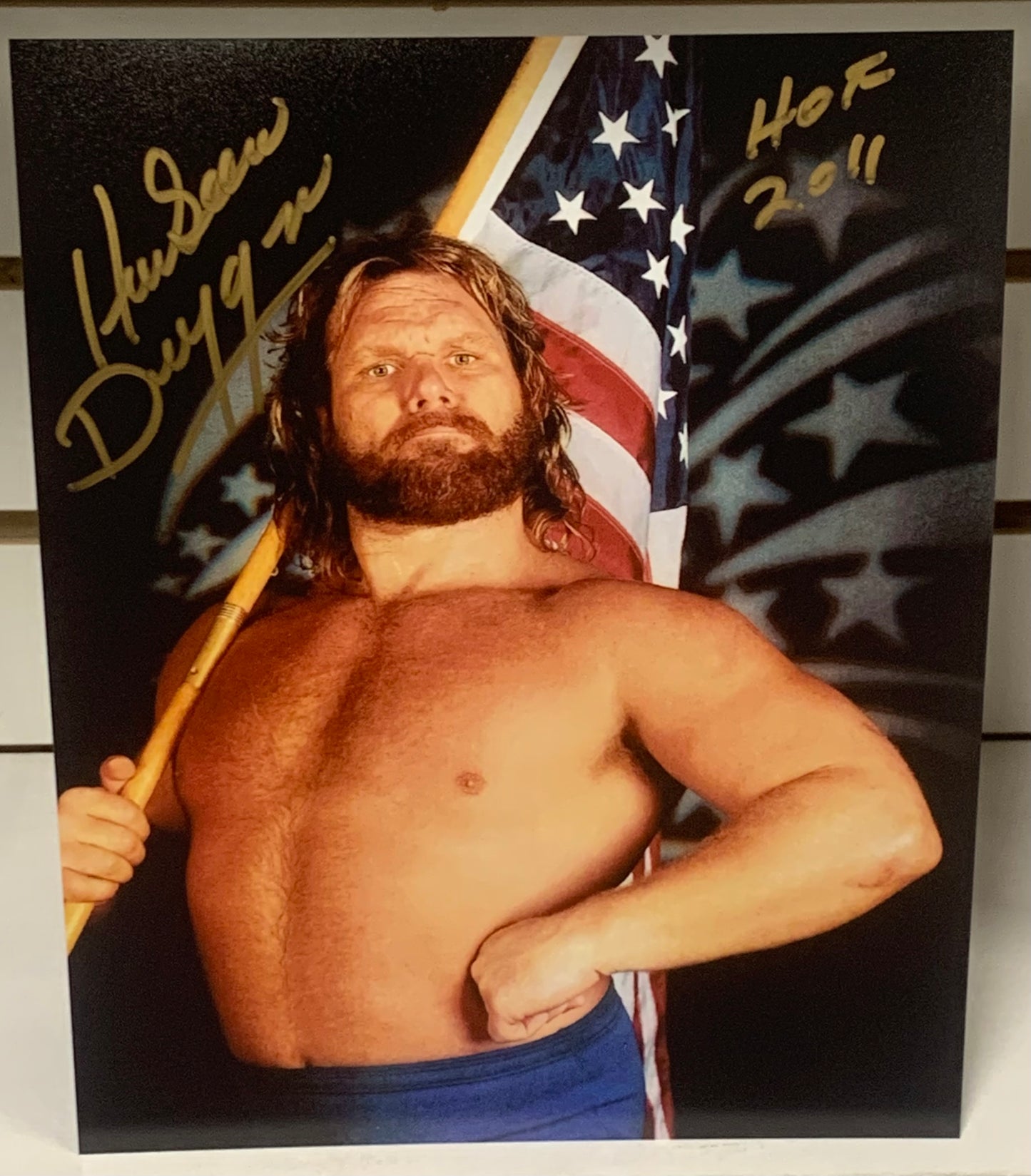 Hacksaw Jim Duggan Signed 8x10 Photo COA