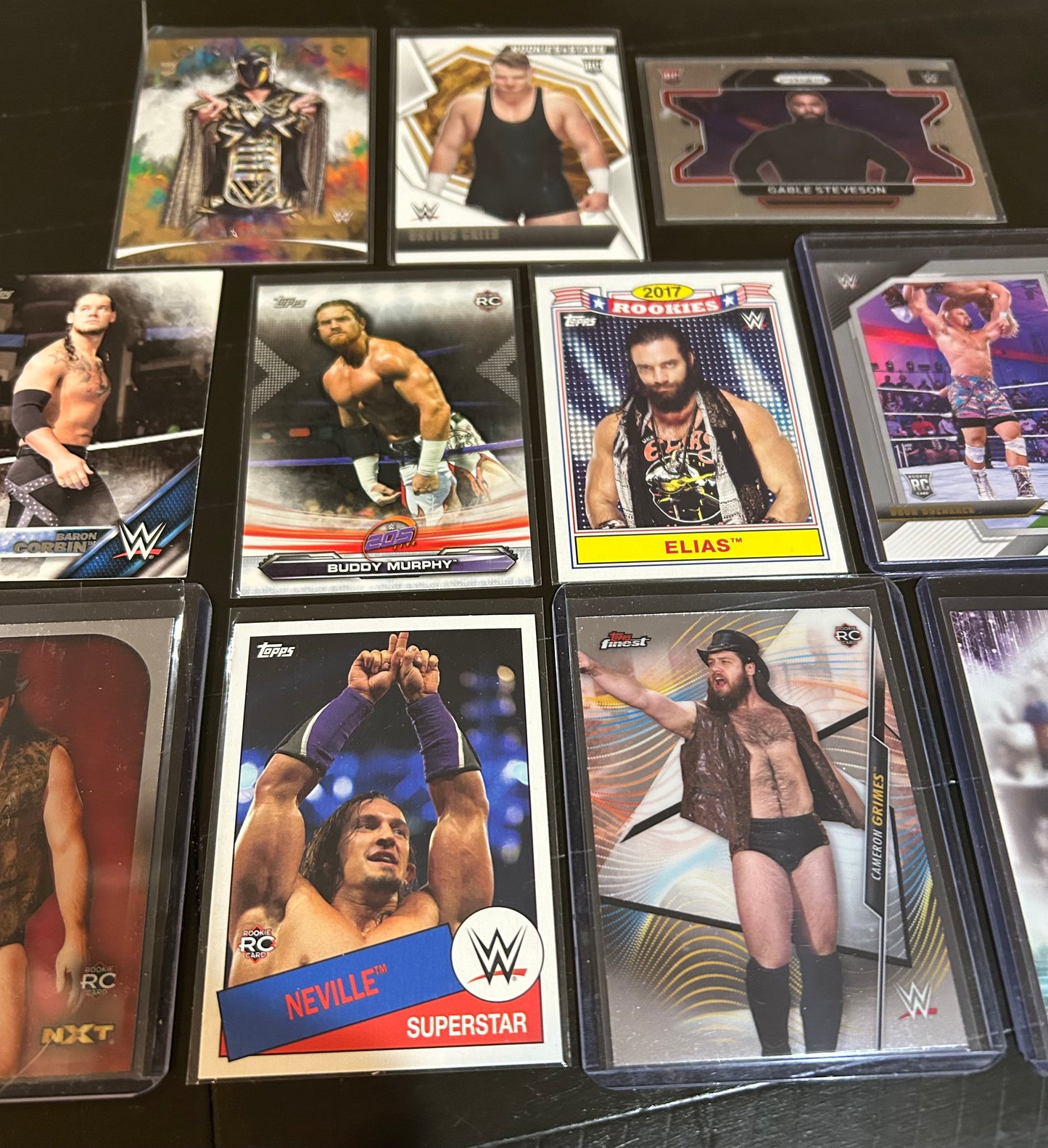 * WWE Rookie Card Lot (11 Cards) Corbin, Elias, Omas & much more
