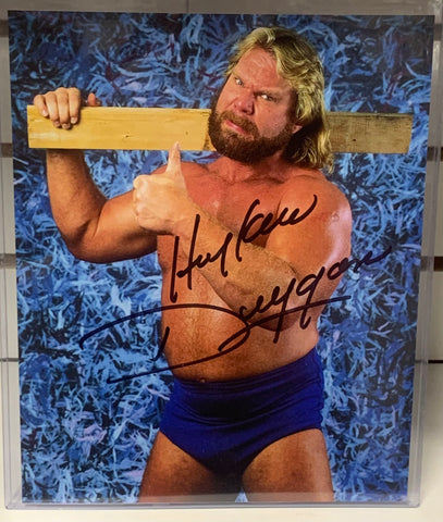 Hacksaw Jim Duggan Signed 8x10 Color Photo (Comes w/COA)