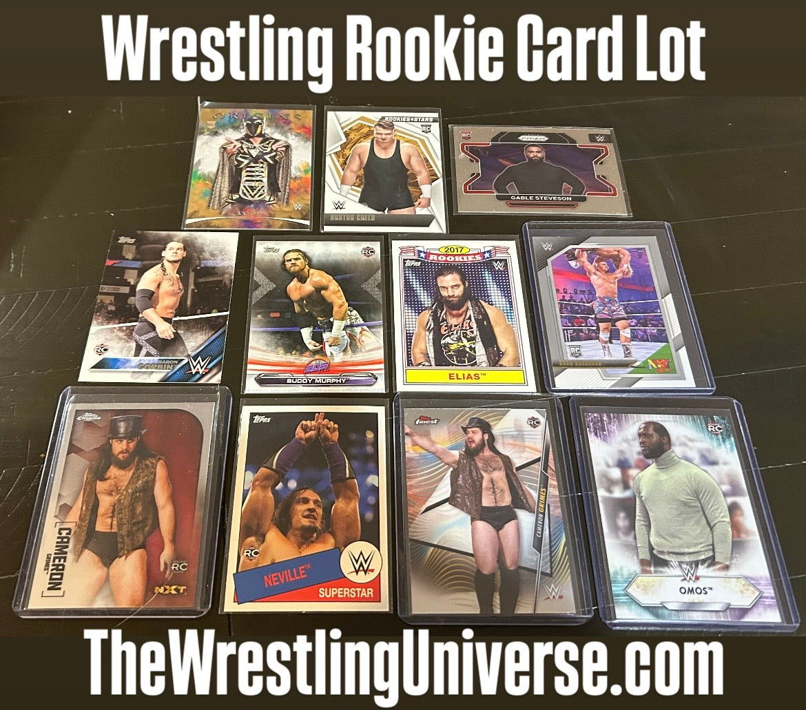 * WWE Rookie Card Lot (11 Cards) Corbin, Elias, Omas & much more
