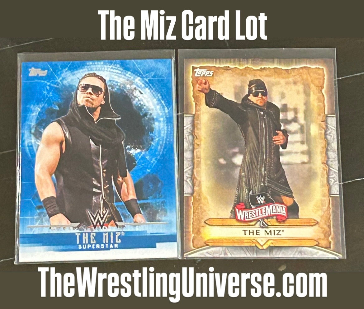* The Miz WWE Card Lot (2 Different Cards)