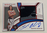 Shayna Baszler 2023 WWE Immaculate Collection Signed Memorabilia Card #8/25 (Only 25 Made!!!