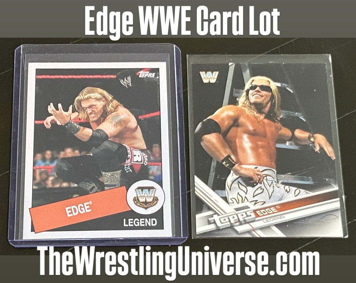 * Edge WWE Card Lot (2 Different Cards)
