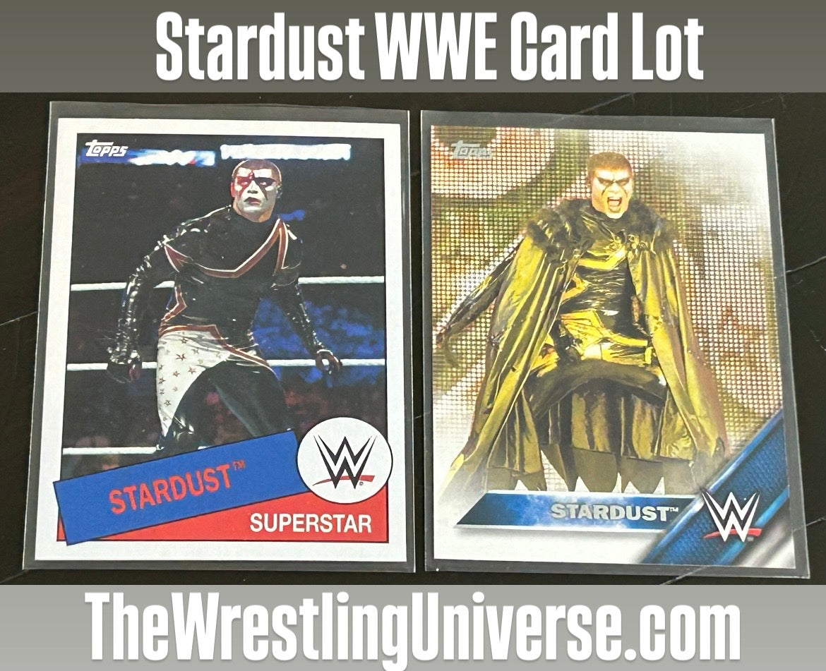 * Stardust WWE Card Lot (2 Different Cards)
