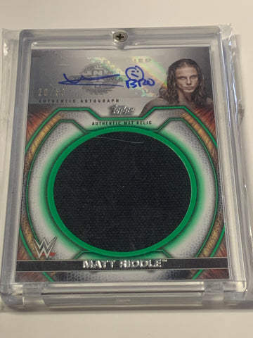 Matt Riddle 2021 WWE Topps Undisputed “Mat Relic Autograph” Card #20/50 (Only 50 Made)!!!