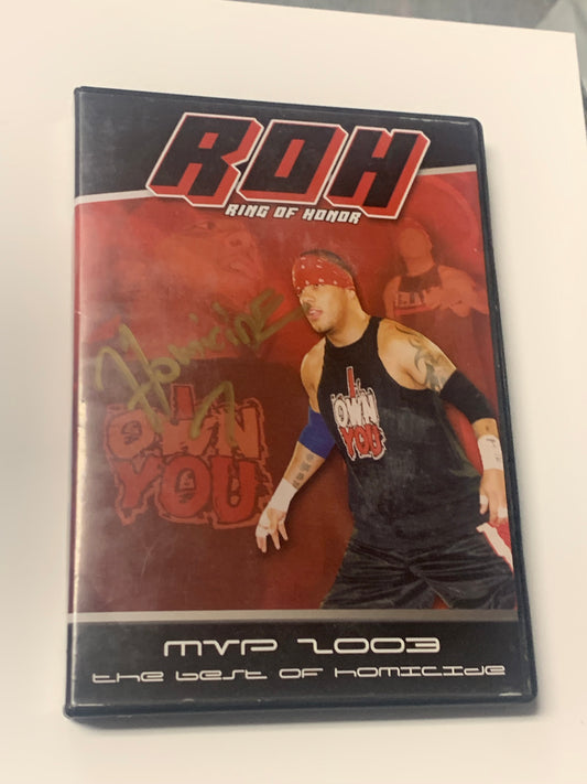 ROH Ring of Honor “MVP 2003, The Best of Homicide” Signed DVD