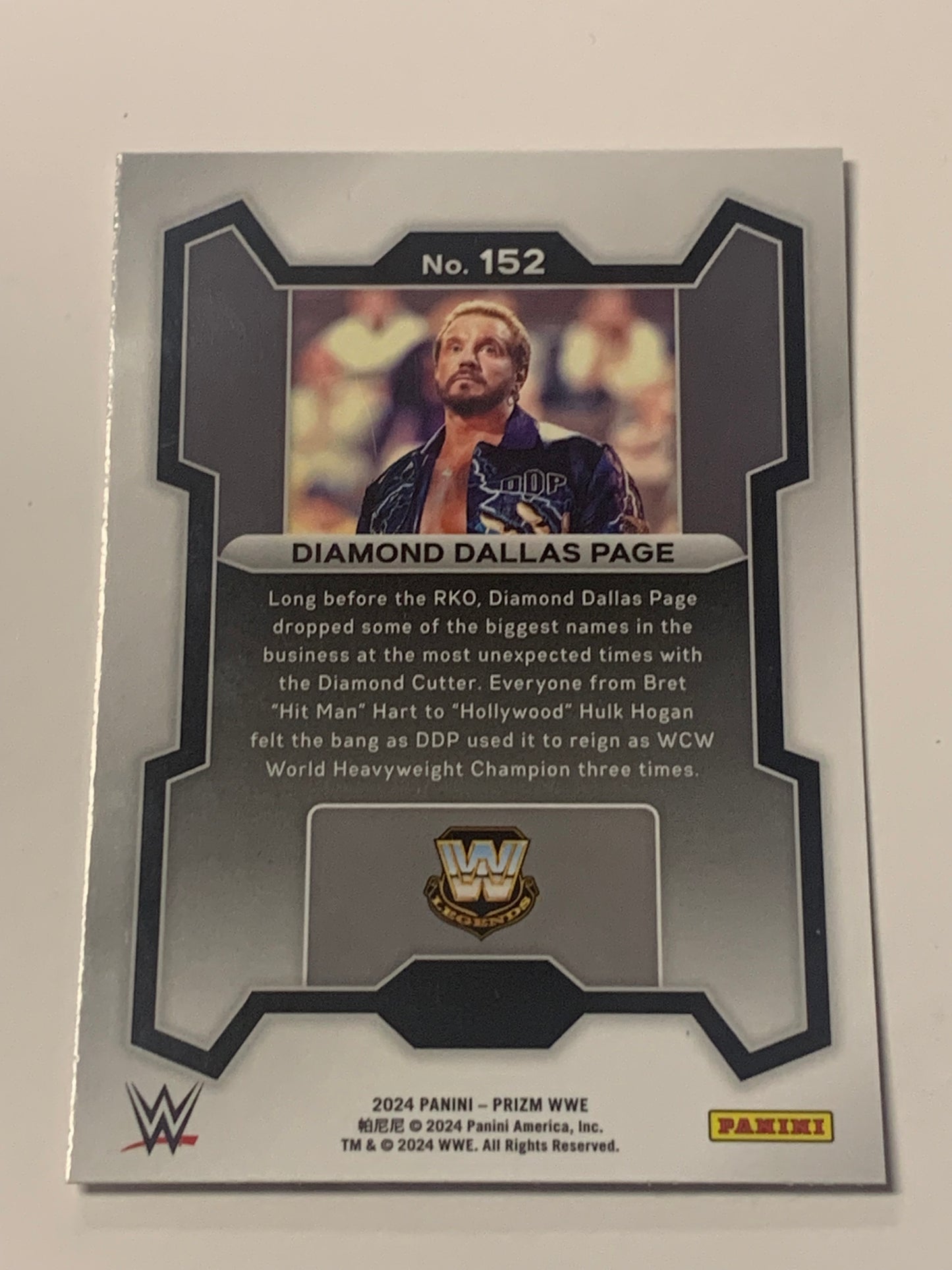 DDP Diamond Dallas Page SIGNED 2024 Panini Prizm Card (Comes w/COA)
