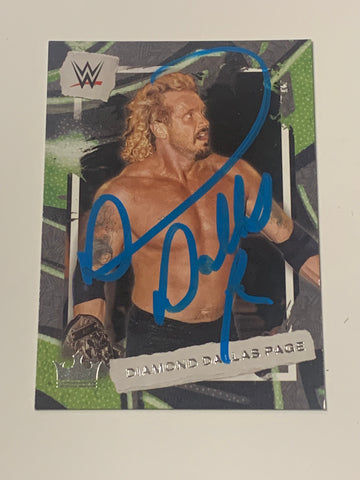 DDP Diamond Dallas Page SIGNED 2023 WWE Panini Chronicles Ring Royalty Card (Comes w/COA)!!!