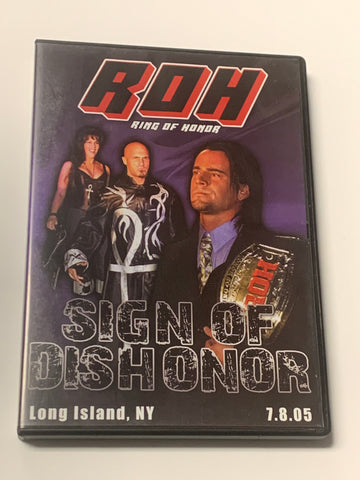 ROH Ring of Honor DVD “Sign of Dishonor” 7/8/05 CM Punk Samoa Joe Homicide