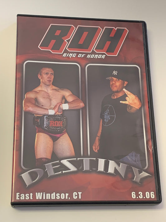 ROH Ring of Honor DVD “Destiny” 6/3/06 Danielson (Signed by Homicide)