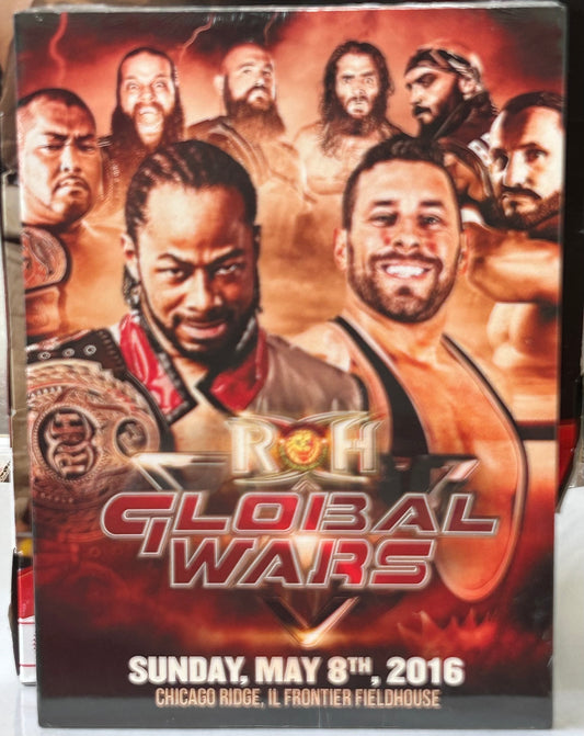 ROH Ring of Honor DVD (Sealed) “Global Wars” 5/8/2016 (Jay Lethal, Kushida, Young Bucks)