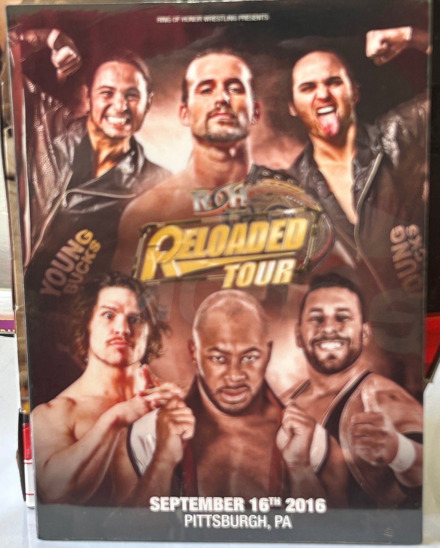 ROH Ring of Honor DVD (Sealed) “Reloaded Tour 2016” 9/16/2016 (Lethal, Cole, Young Bucks)