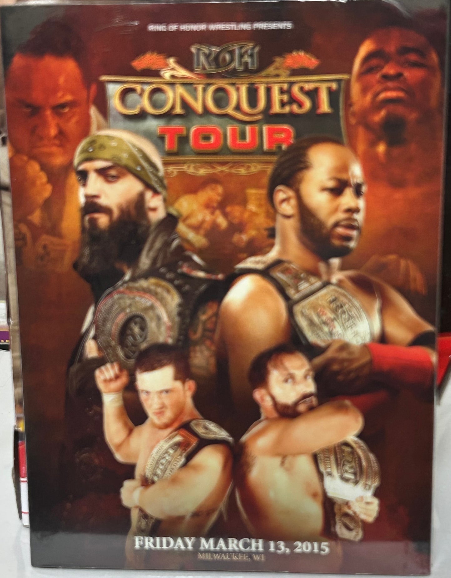 ROH Ring of Honor DVD (Sealed) “Conquest Tour 2015” 3/13/2015 (Samoa Joe, Jay Briscoe)