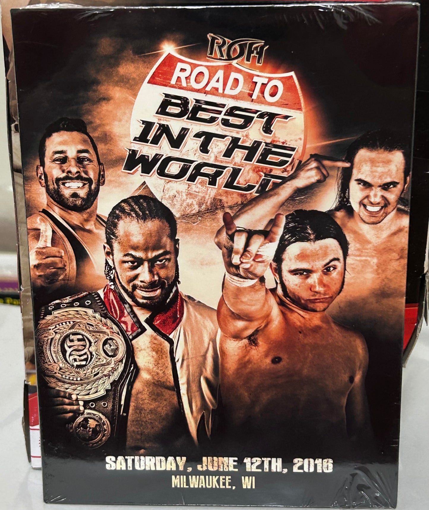 ROH Ring of Honor DVD (Sealed) “Road To Best In The World” 6/12/2016 (Briscoes, Jay Lethal, Young Bucks)