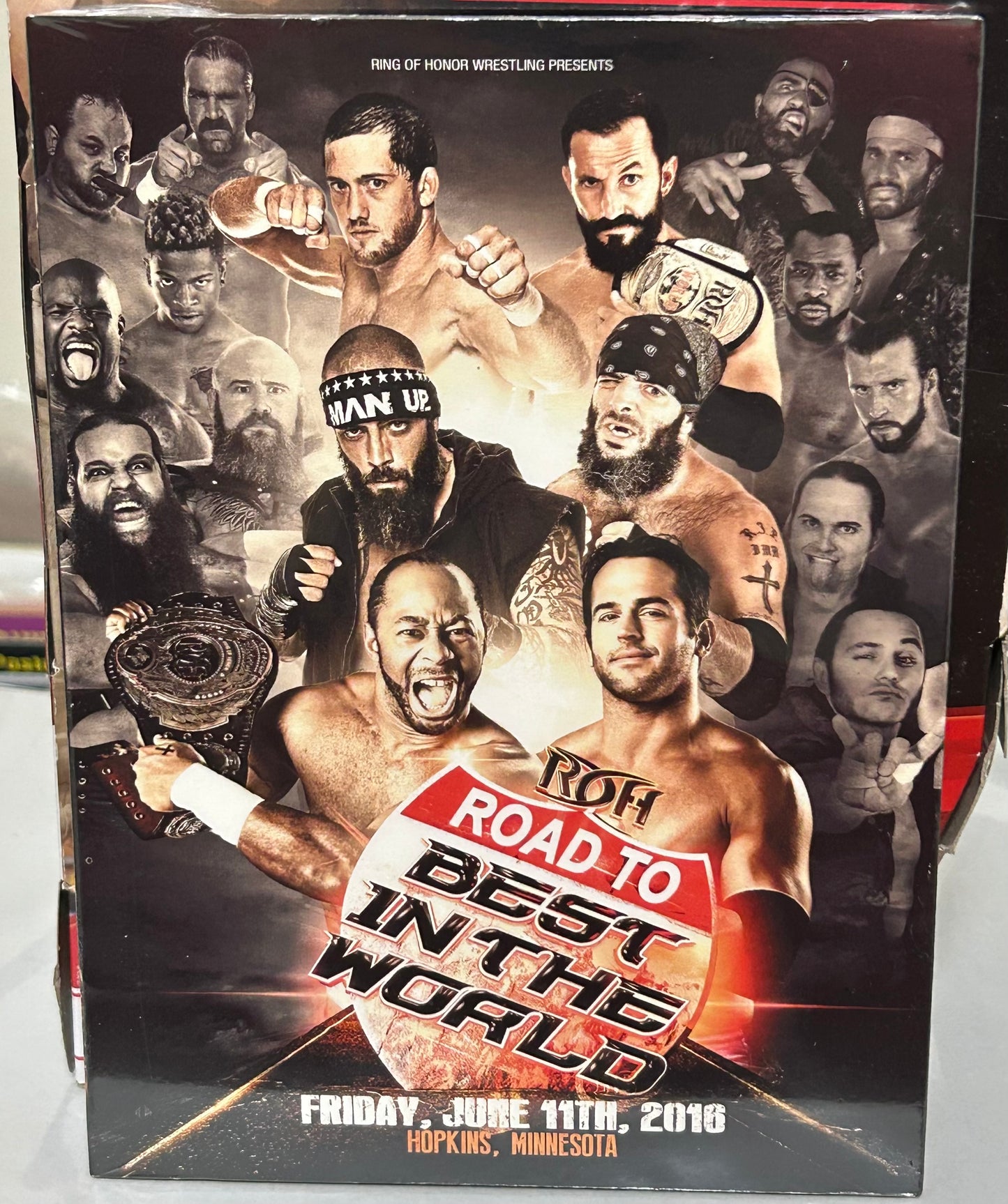 ROH Ring of Honor DVD (Sealed) “Road To Best In The World” 6/11/2016 (Jay Lethal, Strong, Briscoes)