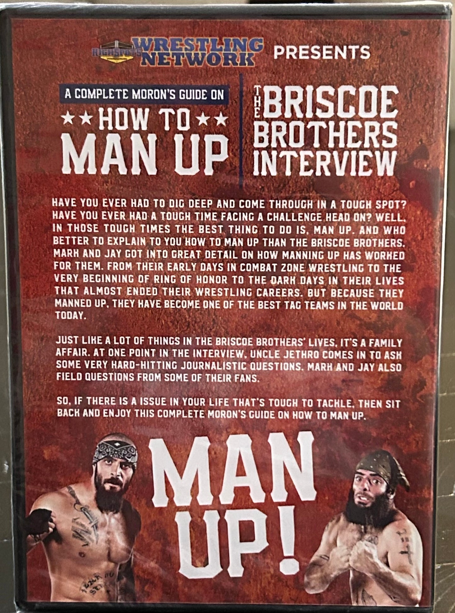 * Briscoe Brothers “How To Man Up” Shoot Intervies DVD (Sealed)