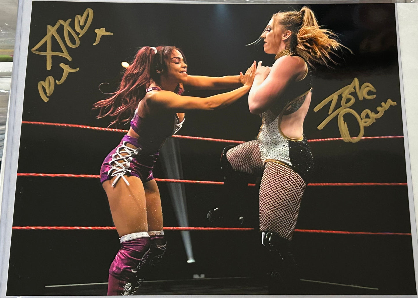 Aleah James & Isla Dawn Dual Signed 8x10 Color Photo (Comes w/COA)