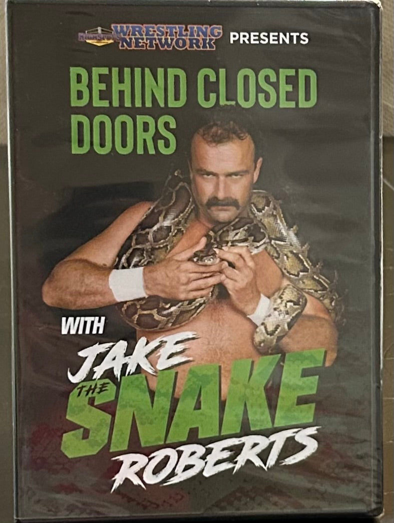 * Jake “The Snake” Roberts “Behind Closed Doors” Shoot Interview DVD (Sealed)