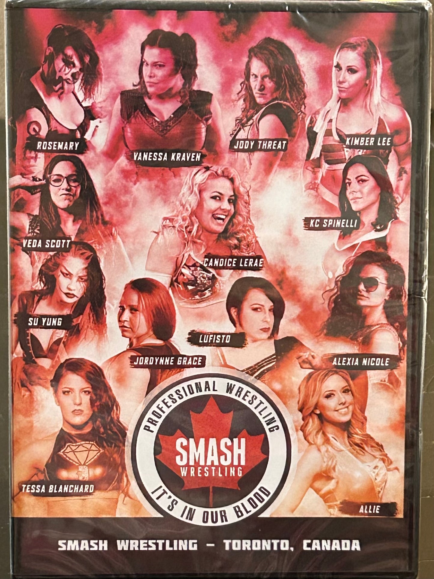 * Smash Wrestling DVD Toronto, Canada (Sealed) Allie, Tessa, Jordynne Grace & so much more
