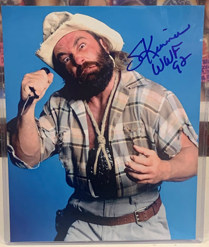 SKINNER Signed 8x10 Color Photo Inscribed “WWF 92” (Comes w/COA)!!!