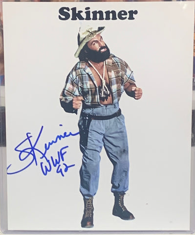 SKINNER Signed 8x10 Color Photo Inscribed “WWF 92” (Comes w/COA)!!!