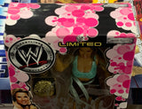 Mickie James SIGNED WWE Jakks LIMITED Action Figure (Super Hard To Find)