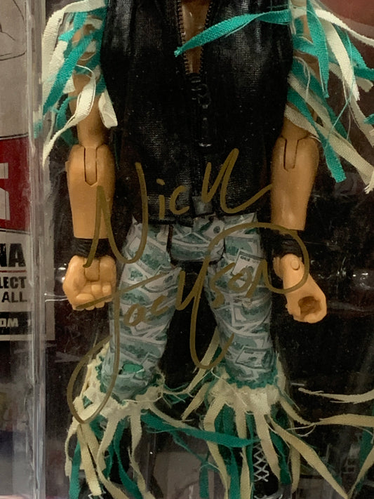 Young Bucks SIGNED “Rising Stars of Wrestling” Action Figures COA