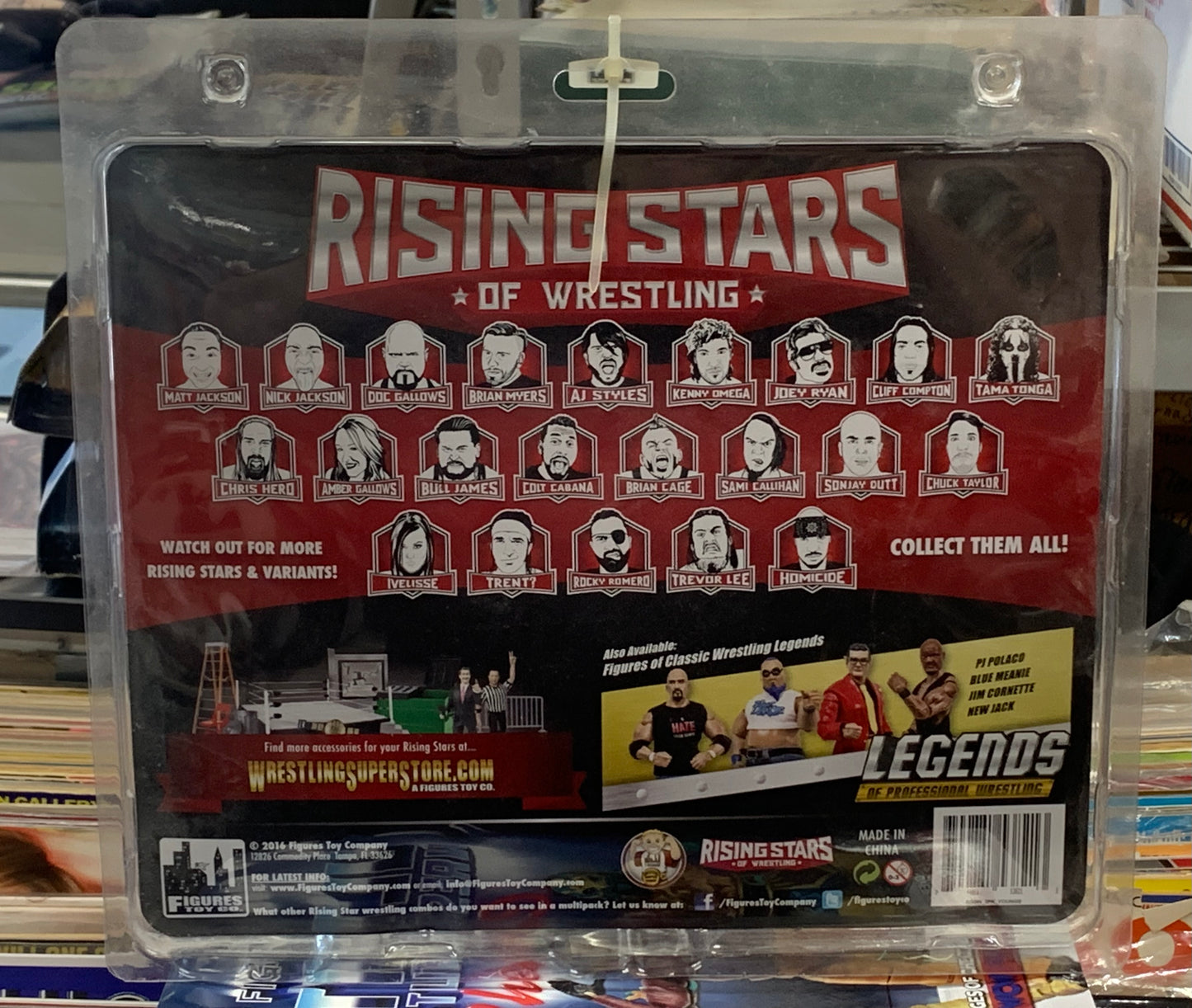 Young Bucks SIGNED “Rising Stars of Wrestling” Action Figures COA