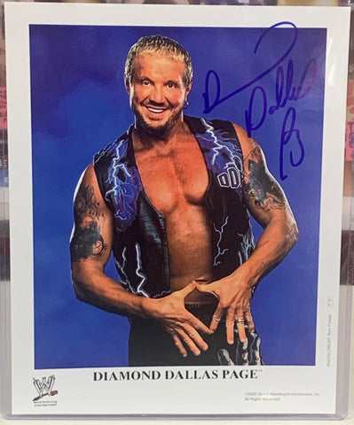 DDP Diamond Dallas Page WWE Signed 8x10 Color Photo (Comes w/COA)!!!