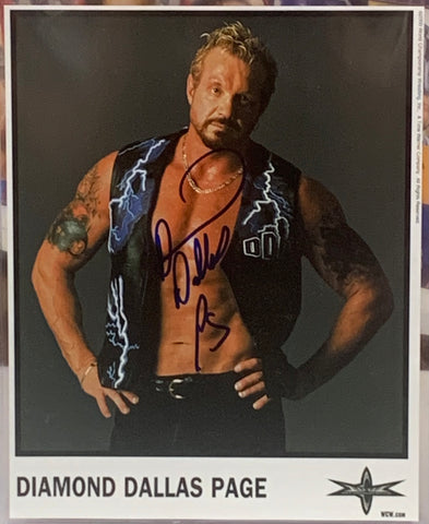 DDP Diamond Dallas Page WWE Signed 8x10 Color Photo (Comes w/COA)!!!