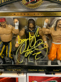 WWE Jakks Extreme Classic Superstars 3-Pack Signed by Cactus Jack (Comes w/COA)