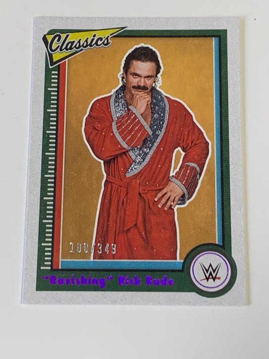 Ravishing Rick Rude 2023 Panini Chronicles Classics Pink Parallel #/349