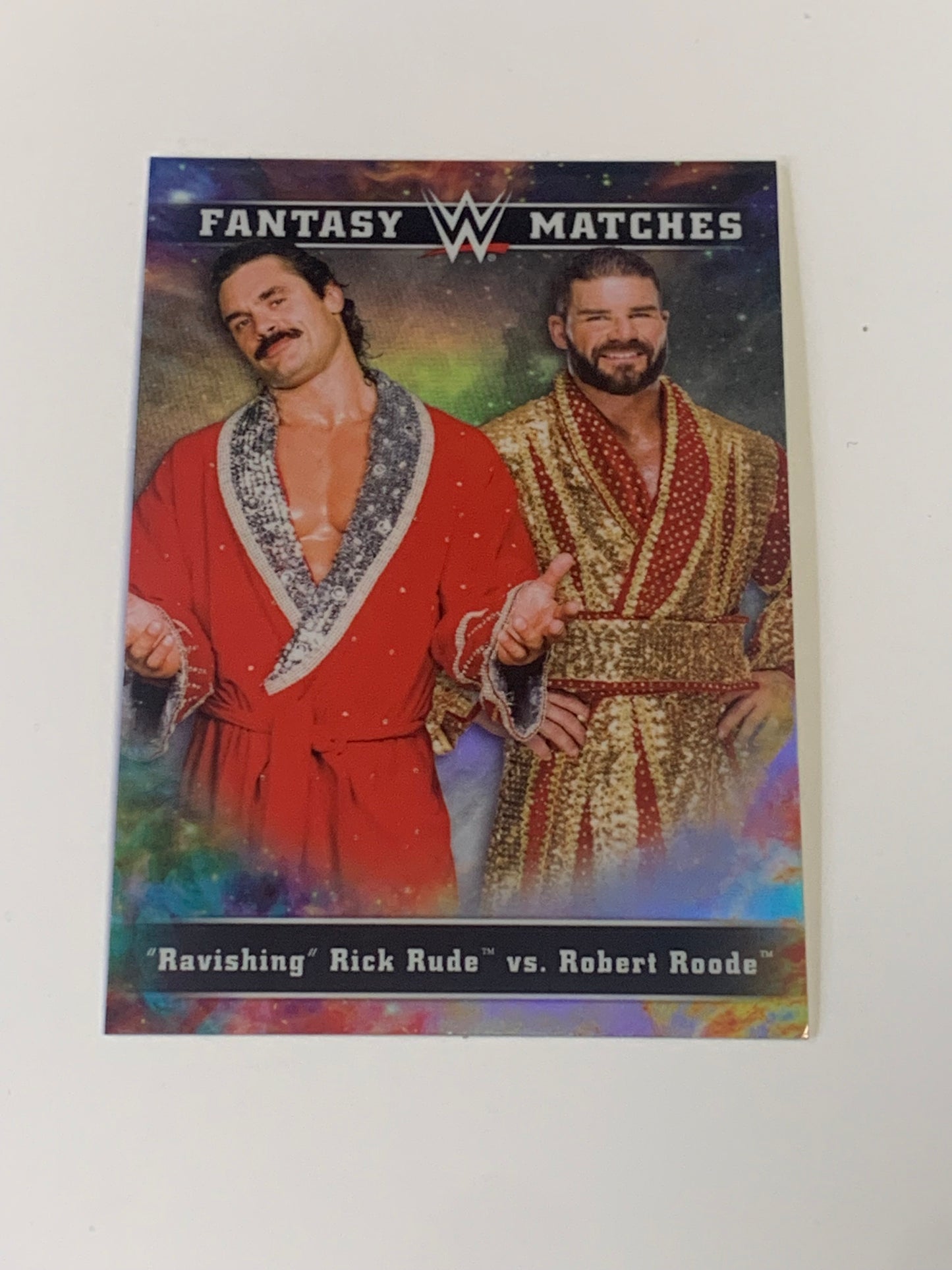 Ravishing Rick Rude & Bobby Roode 2020 WWE Topps Chrome Fantasy Matches