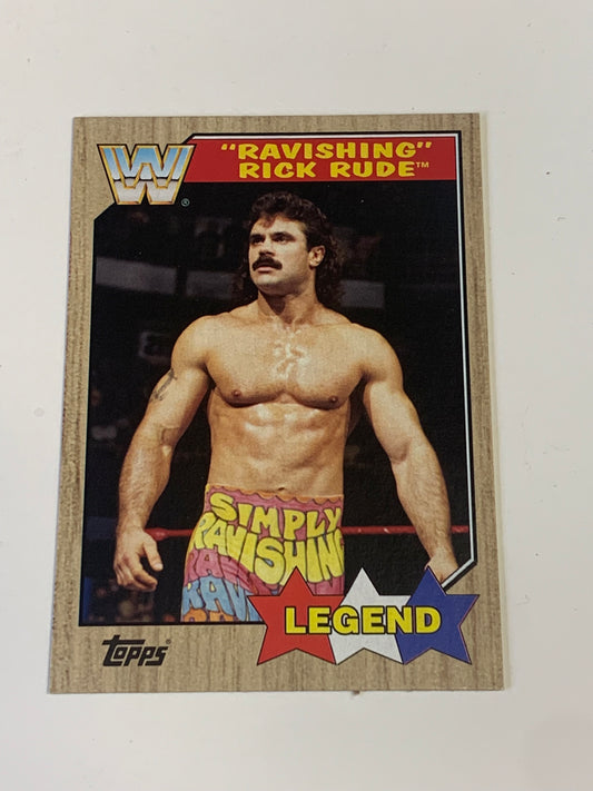 Ravishing Rick Rude 2017 WWE Topps Heritage Legend Card