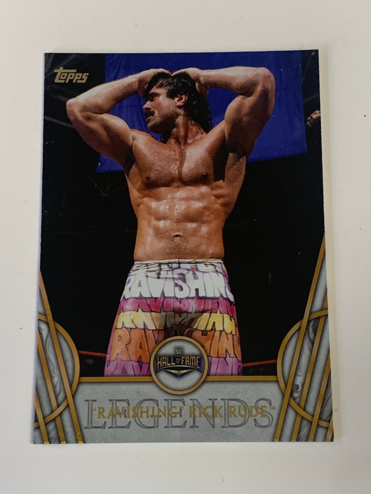 Ravishing Rick Rude 2018 WWE Topps Legends “Hall of Fame” Card