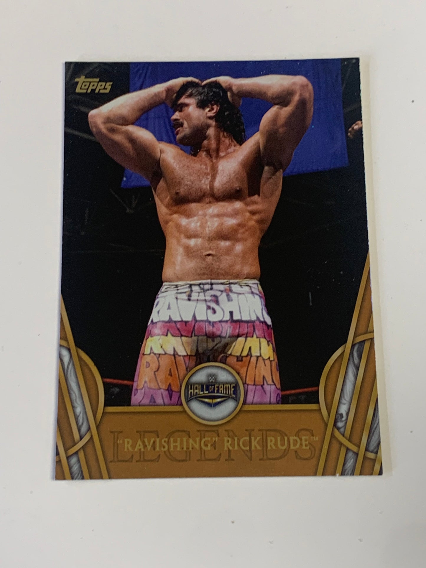 Ravishing Rick Rude 2018 WWE Topps Legends “Hall of Fame” Bronze Parallel Card