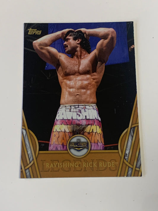 Ravishing Rick Rude 2018 WWE Topps Legends “Hall of Fame” Bronze Parallel Card
